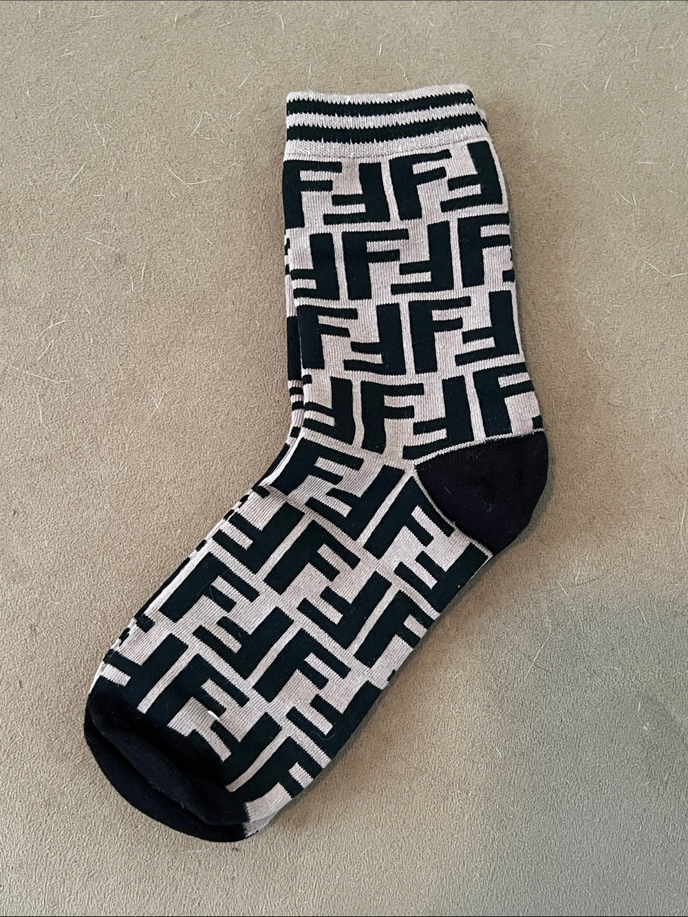 Black & Tan FF Logo Unisex Socks